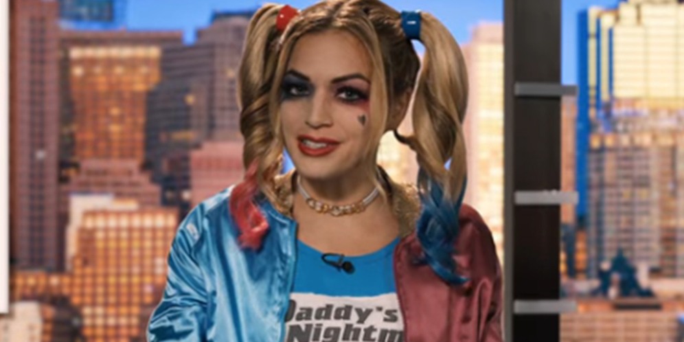 Jadi Harley Quinn, Penyiar Berita Ini Dipecat